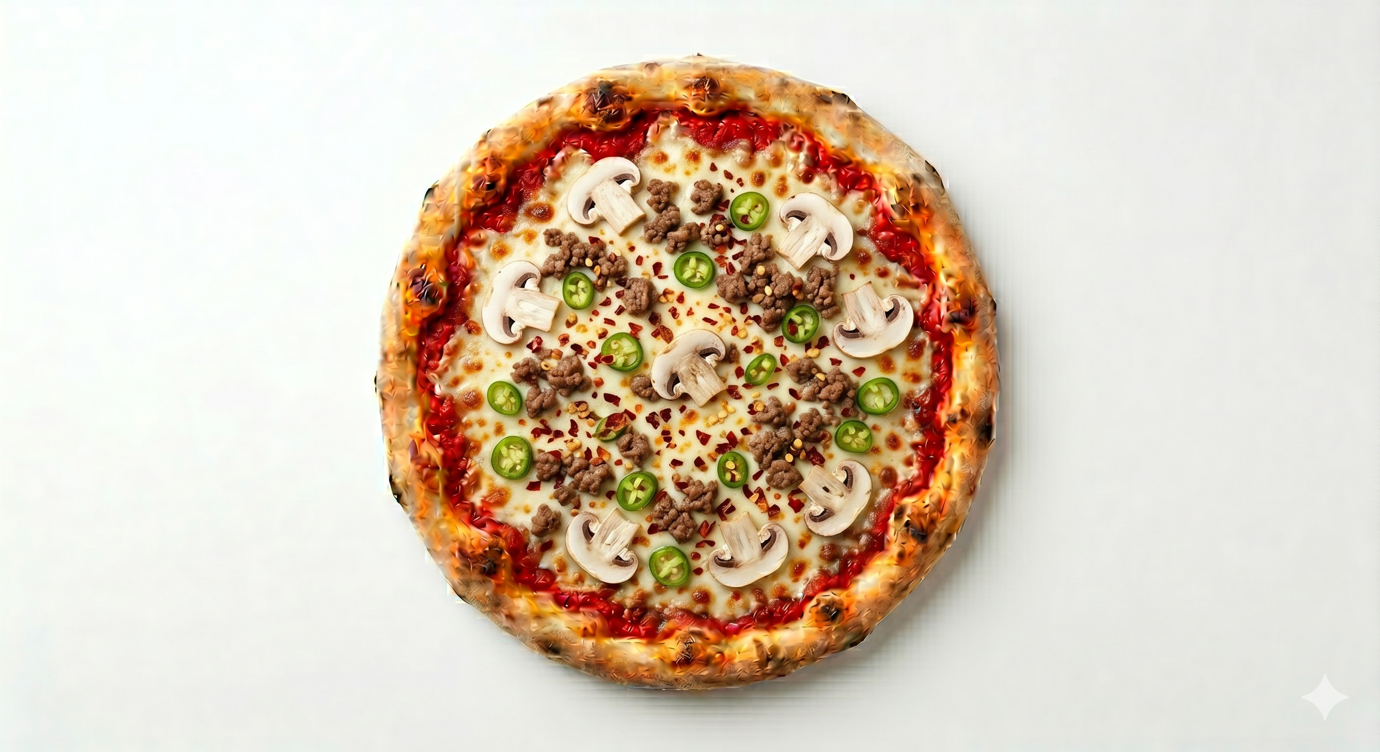Spicy Beef Pizza