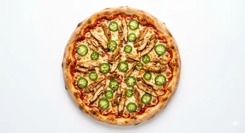 Spicy Kip Kebab Pizza